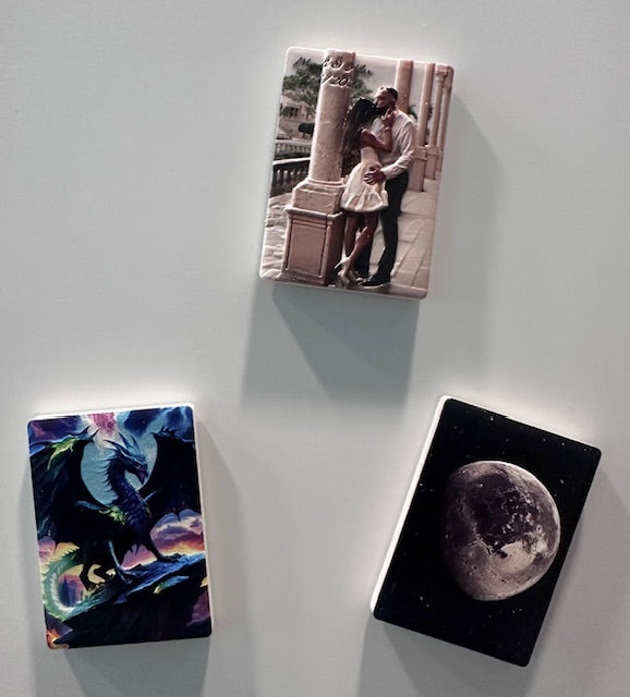 Ceramic fridge magnet